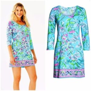 Lilly Pulitzer Bali Blue Sway This Way Beacon Dress Large
